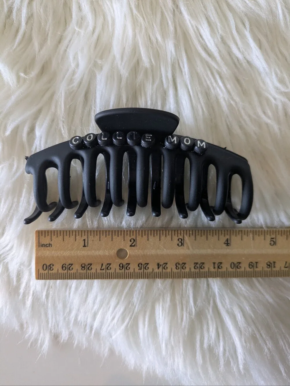 Collie Mom Dog Mom Hair Clip Claw Style | Handcrafted | NWT